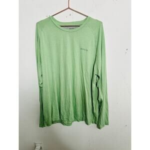 ORVIS Light Green DriCast Longsleeve Crewneck Technical Shirt size XXL